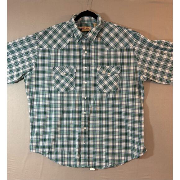Vintage Big‎ Mac Pearl Button Shirt XXL - Picture 1 of 7
